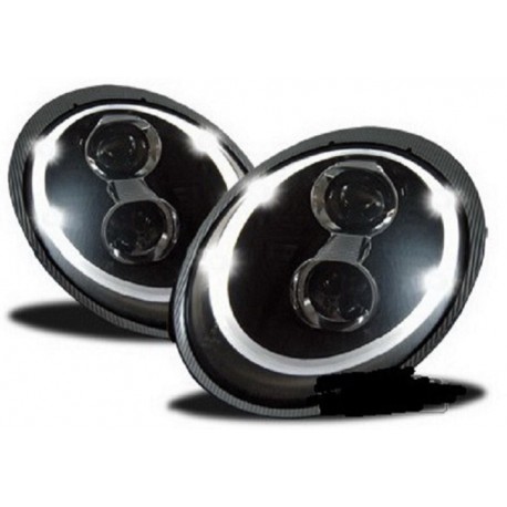Scheinwerfer Xenon Daylight Porsche 997 04-08 Schwarz