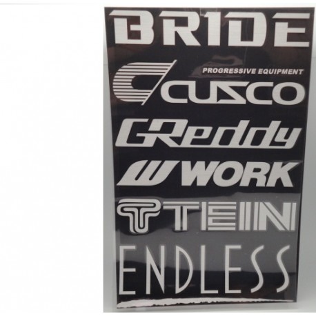 Aufklebersets Sticker Sponsoren