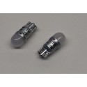 2 Orange LED Seitenblinker T10 Sockel Super 3D HID Technologie
