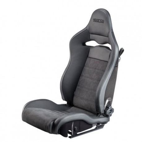SPARCO Rennsitz SPX, links (Fahrer) - schwarz, Alcantara und Leder