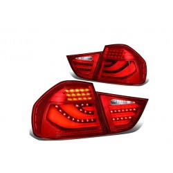 LED Lightbar Rückleuchten Rot BMW E90 Facelift