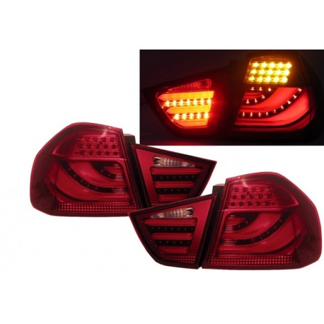  LED Lightbar Rückleuchten Rot BMW E90 Facelift