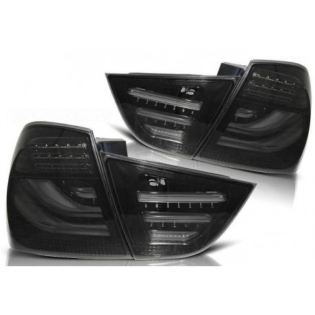 LED Lightbar Rückleuchten Schwarz BMW E90 Facelift