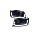 LED DRL Dynamic Scheinwerfer schwarz VW T5 03-09
