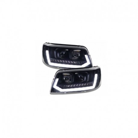 LED DRL Dynamic Scheinwerfer schwarz VW T5 GP 09-14