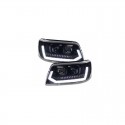 LED DRL Dynamic Scheinwerfer schwarz VW T5 GP 09-14
