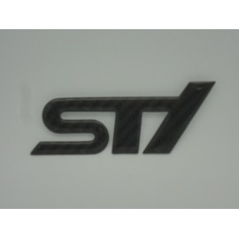 Carbon Subaru STI Emblem