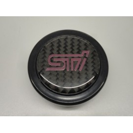 Horn Button Hupenknopf Carbon Subaru STi Logo