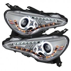 LED Scheinwerfer Toyota GT86 chrom